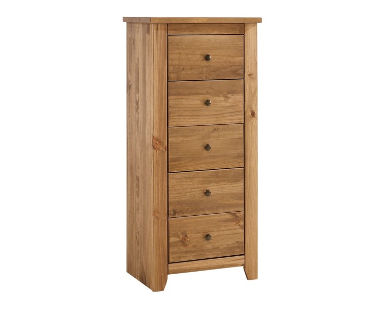 Bedroom Havana Pine Stylish 5 Drawer Chest