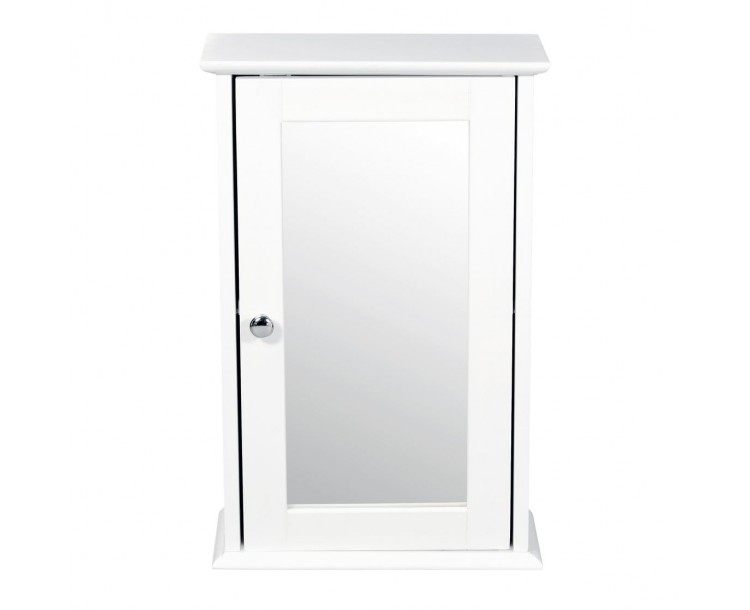 Alaska Wall Cabinet with Mirror White
