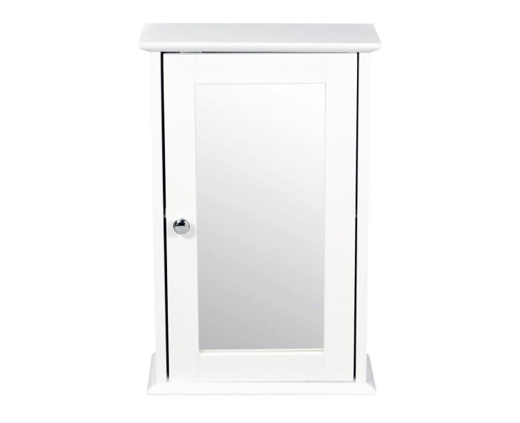 Alaska Wall Cabinet with Mirror White