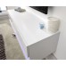 Galicia White 120cm Wall TV Unit with LED Light Living Room