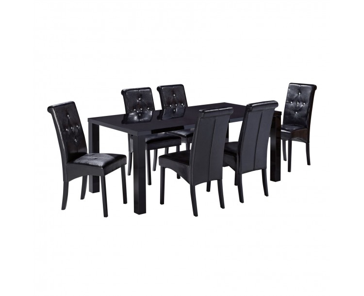 Monroe PUro Large Dining Table Black