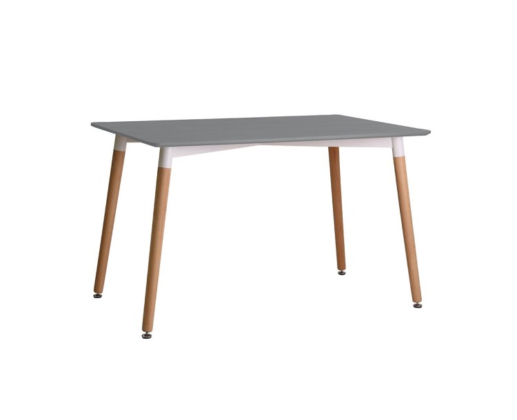 Elegant Fraser Dining Table Grey Wood