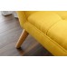 Milan Upholstered Bench Mustard