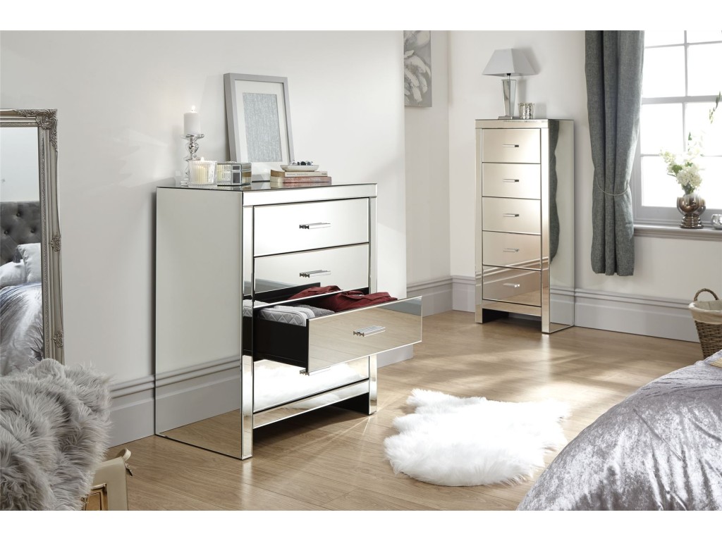 venetian mirrored bedroom furniture uk