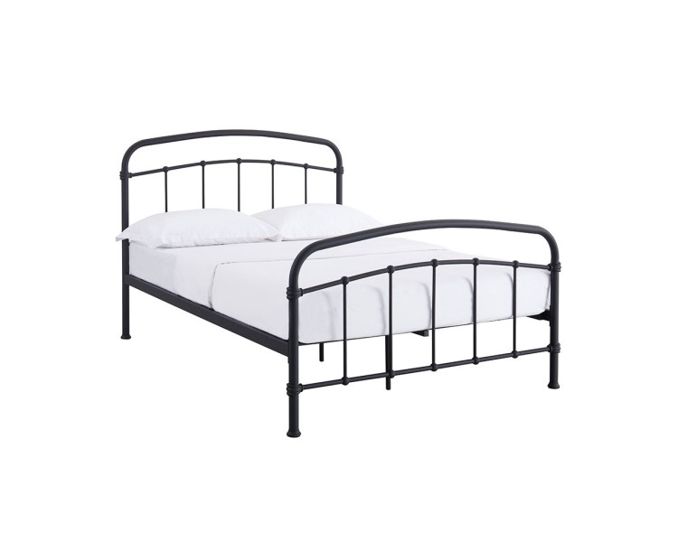 Halston 5FT Kingsize Black Bed