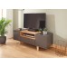 Stylish Compact Scandi Oak Modena TV Unit Grey