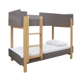 Contemporary Stylish Hero Bunk Bed Grey