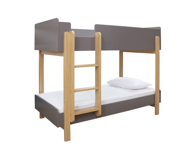 Contemporary Stylish Hero Bunk Bed Grey