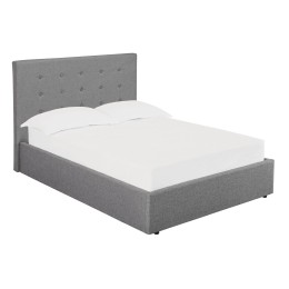 Lucca Grey Ottoman Bed Base 5FT Kingsize Bed