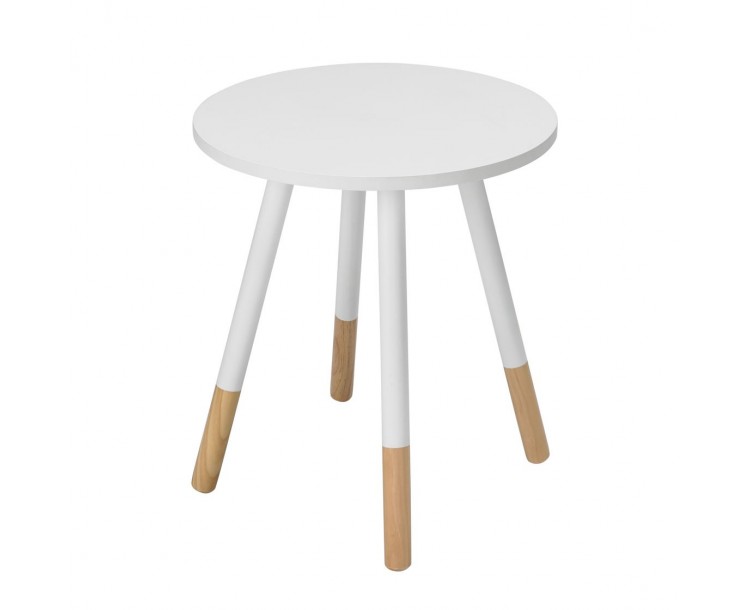 Costa White Compact Side Table