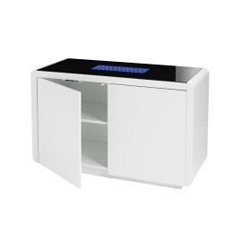 Matrix White High Gloss Funky Sideboard