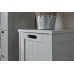 Grey Colonial MDF 2 Drawer Bathroom Slim Chest Storage Unit