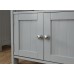 Colonial Bathroom 2 Door Deluxe Cupboard Storage Grey