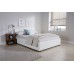 4FT Small Double Side Lift Ottoman 120cm Bed Bedframe White
