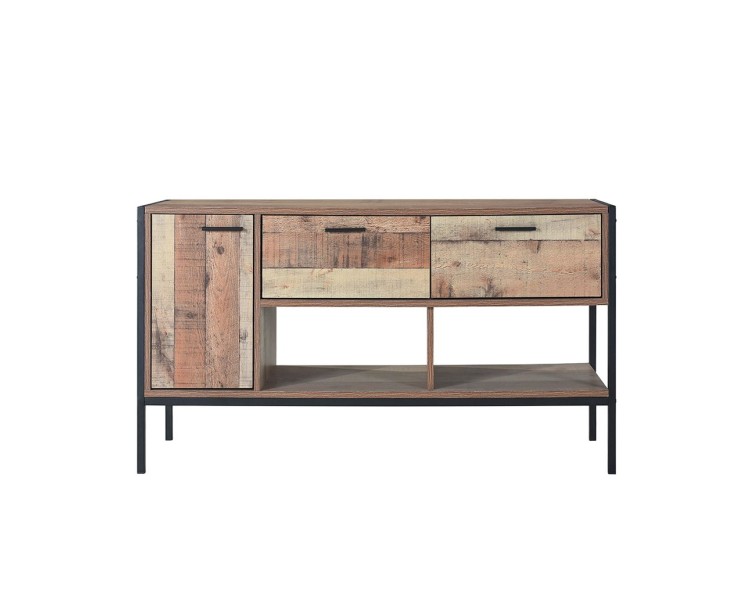 Vintage Plank Effect Stylish Hoxton TV Media Unit