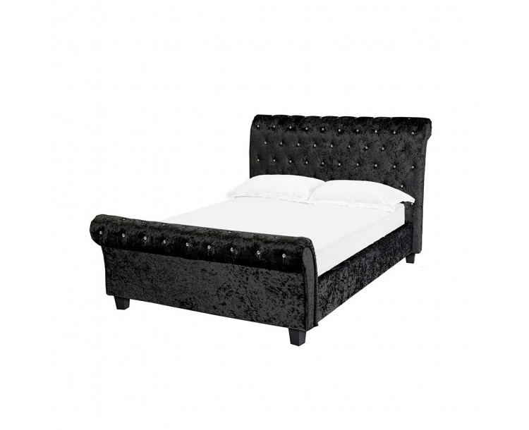 Isabella 4FT6 Double Bed Black