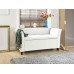 Verona Window Seat Faux Leather Large Ottoman Storage Box Bench Foot Stool White