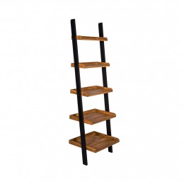 Copenhagen Black Painted Finish Compact Ladder Shelf