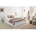 Contemporary White 4ft6 Wooden Como Ottoman Bed