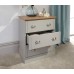 Contemporary Grey Kendal 3 Drawer Bedroom Chest 