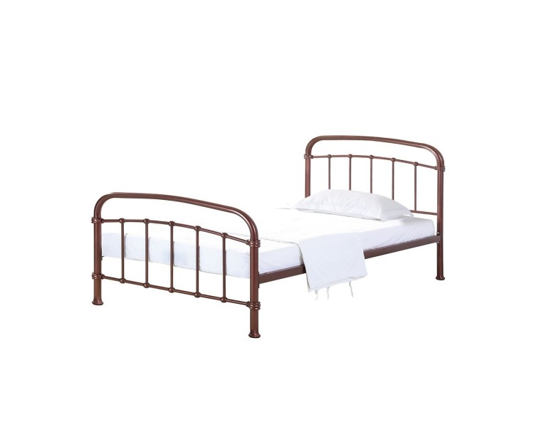 Halston Copper Traditional Design 3FT Single Bed