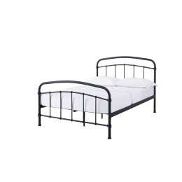 Halston 4FT6 Double Black Bed