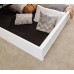 Como White 5FT Kingsize 150cm Lift Up Storage Wooden Ottoman Bed Frame