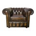 Chesterfield Genuine Leather Club Chair Collection