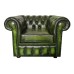 Chesterfield Genuine Leather Club Chair Collection