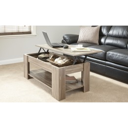 Julie Lift Up Top Coffee Table Walnut Quality Finish