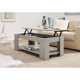 Multi-Storage Classic Grey Lift Up Top Coffee Table