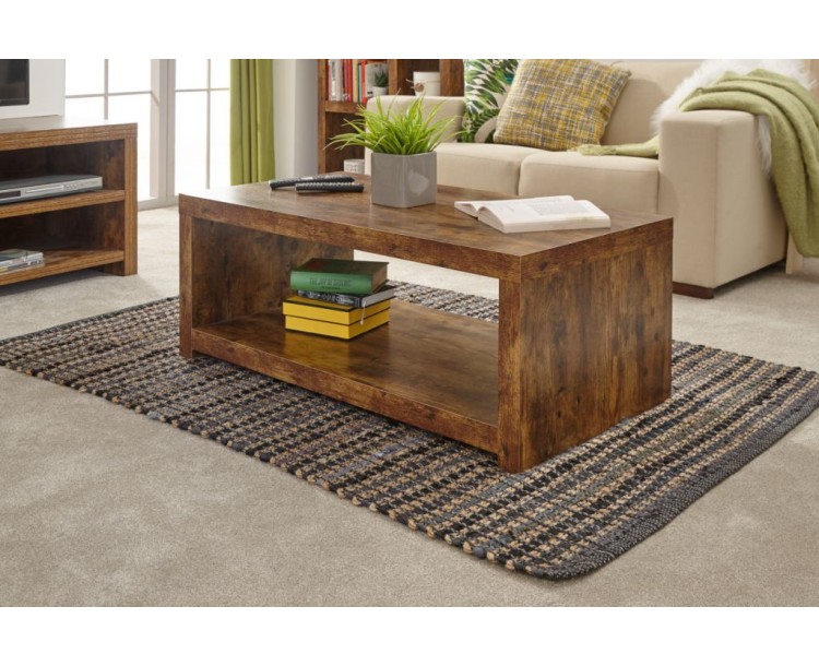 Traditional Chunky Mango Jakarta Shelf Coffee Table