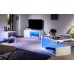 Contemporary White High Gloss Polar LED Lamp Table