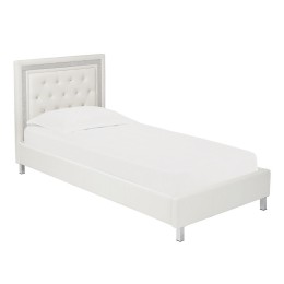 Crystalle 3FT Single Bed White