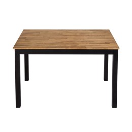 Copenhagen Dining Table Black Frame-Oiled Wood