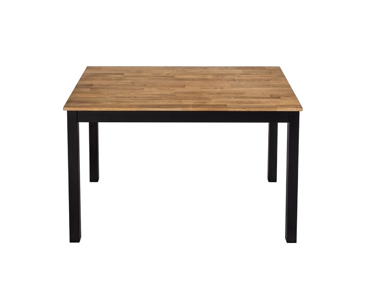 Copenhagen Dining Table Black Frame-Oiled Wood