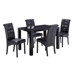 Monroe PUro Medium Dining Table Black