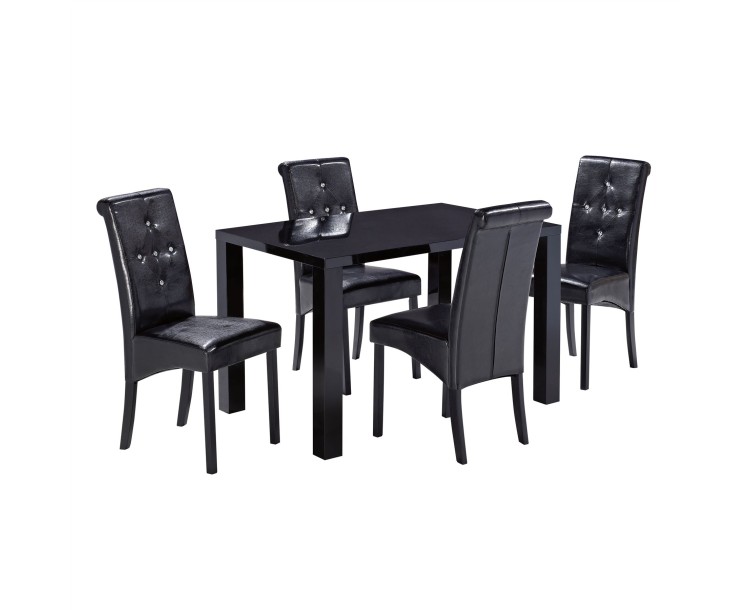 Monroe PUro Medium Dining Table Black