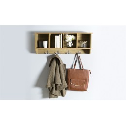 Kempton Hallway Wall Rack Oak