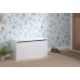 Panama Ottoman Storage Box White