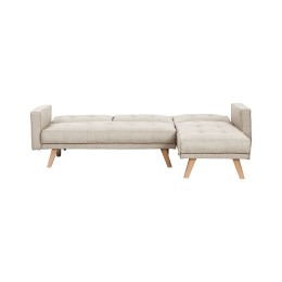 Kitson Beige Compact Corner Sofa Bed