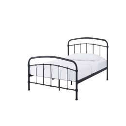 Halston Black Metal 3FT Single Bed