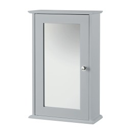 Alaska Wall Cabinet with Mirror Grey