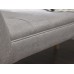 Milan Upholstered Bench Grey Hopsack