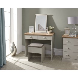 Kendal Dressing Table with Stool Grey