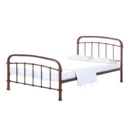 Halston Bedroom Copper Metal 5FT King Bed