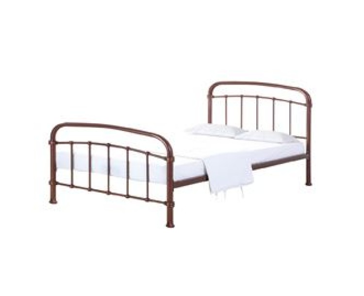 Halston Bedroom Copper Metal 5FT King Bed