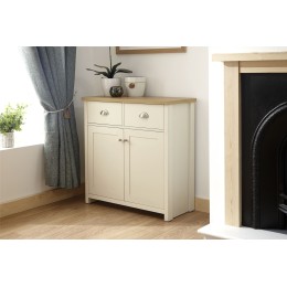 Lancaster Living Room Compact Sideboard Cream