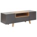 Stylish Compact Scandi Oak Modena TV Unit Grey