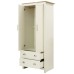 Lancaster 2 Door 2 Drawer Wardrobe Bedroom Furniture Cream